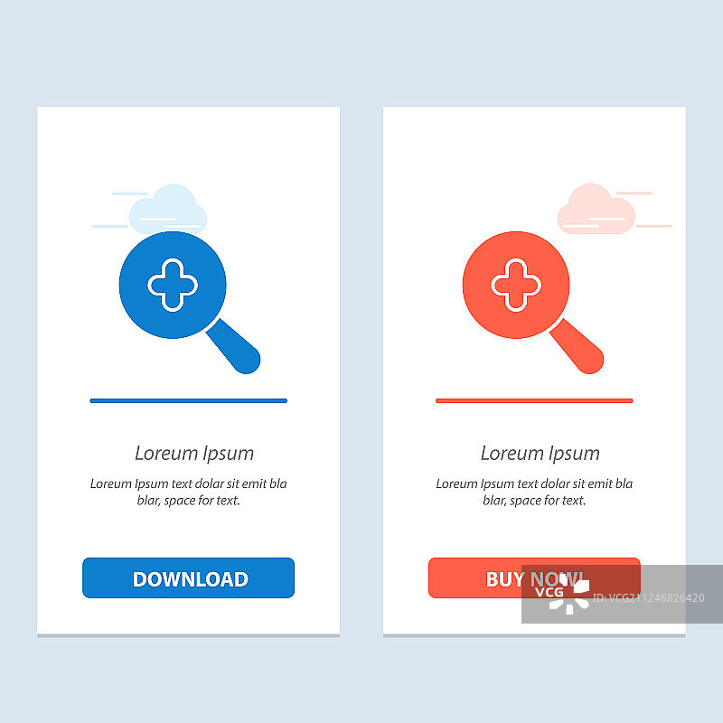扩展搜索加蓝红下载图片素材