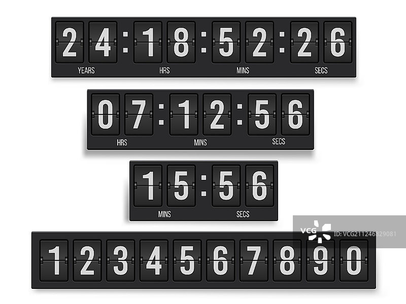 倒数计时器机械装置图片素材