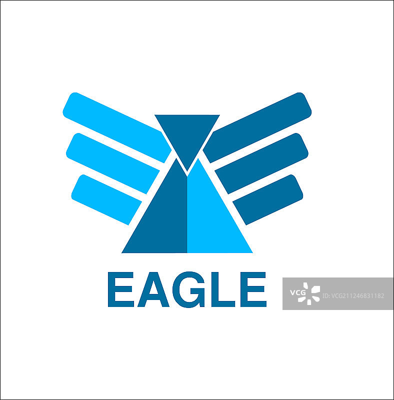 飞鹰抽象logo设计图片素材