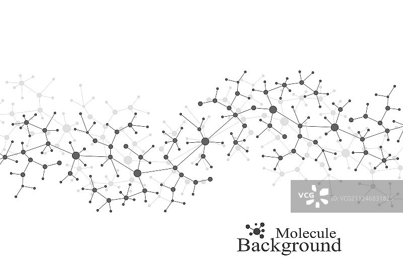 现代结构分子DNA原子分子和图片素材