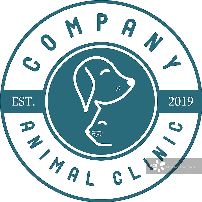 动物诊所标志设计图片素材