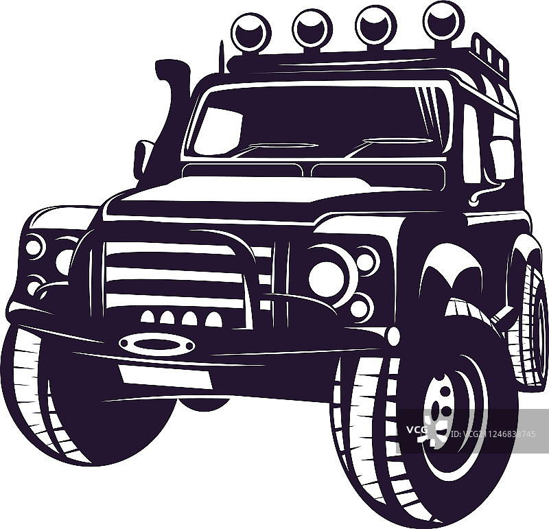 越野车标志设计图片素材