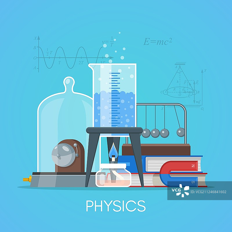 物理科学教育概念海报图片素材