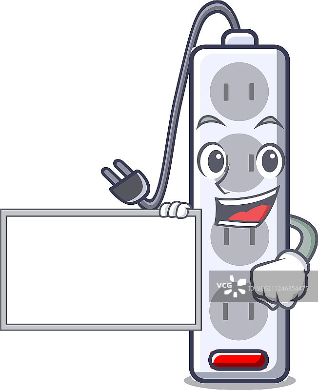 卡通造型的电源插座图片素材