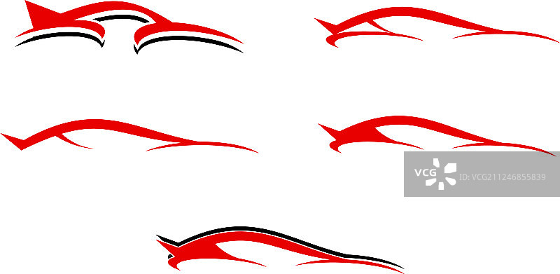 汽车标志模板套装图片素材