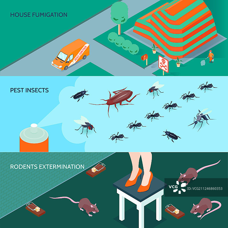 2.5D家用消毒banner图片素材