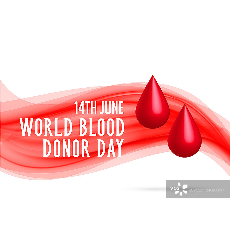 世界献血日背景与血滴图片素材