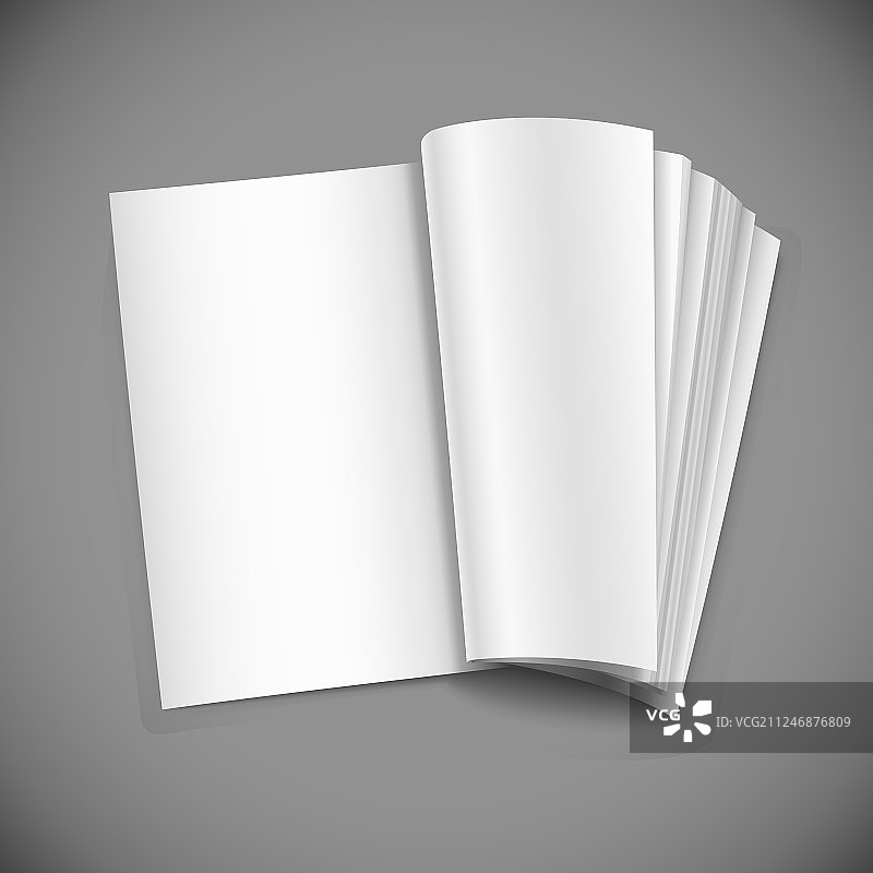 逼真的打开的笔记本图片素材