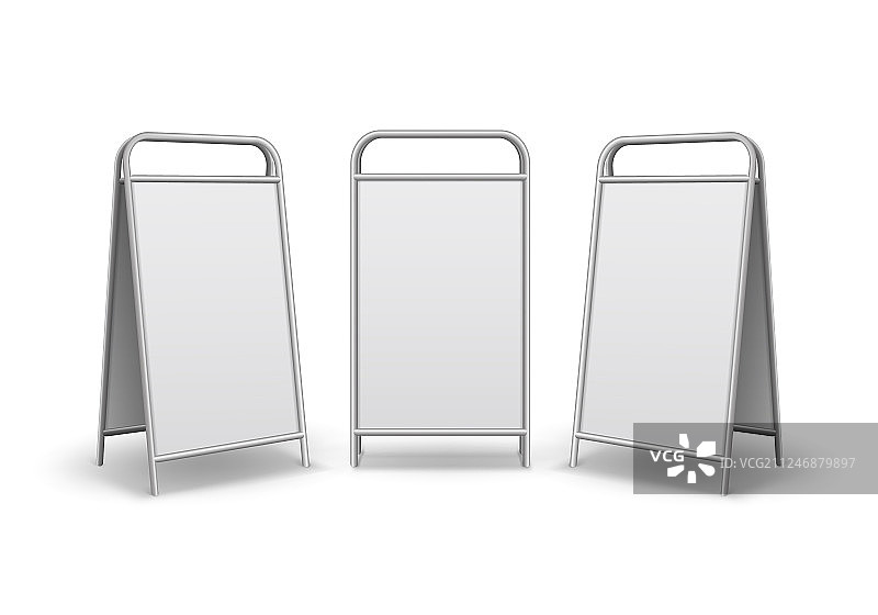 金属空白街道立牌人行道标志合集图片素材