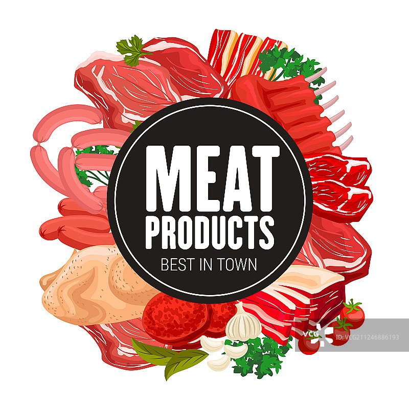 肉店肉制品图片素材