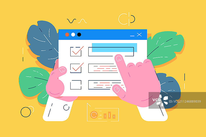 男子填写表格图片素材