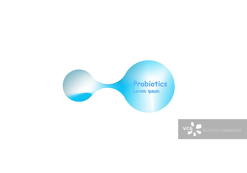 益生菌细菌设计概念图片素材