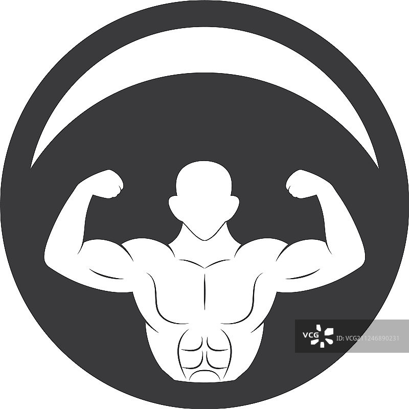 健身图标Logo模板图片素材