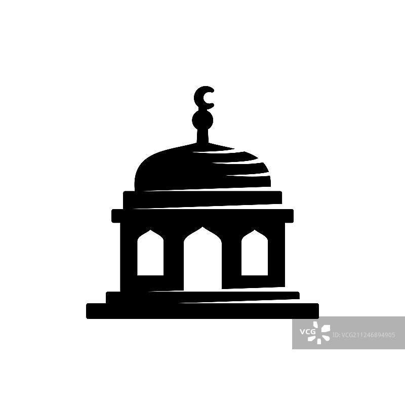 清真寺图标设计模板图片素材