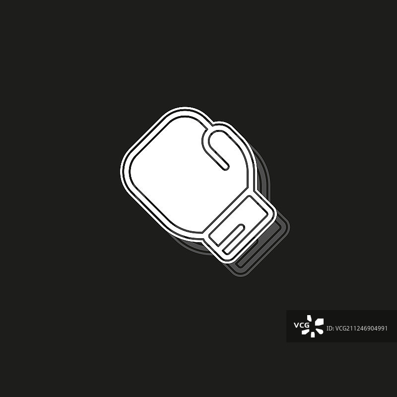 拳击手套图标出拳符号打斗图片素材