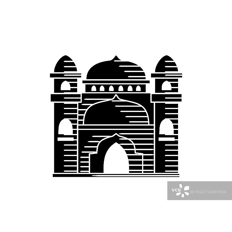 清真寺图标设计模板图片素材