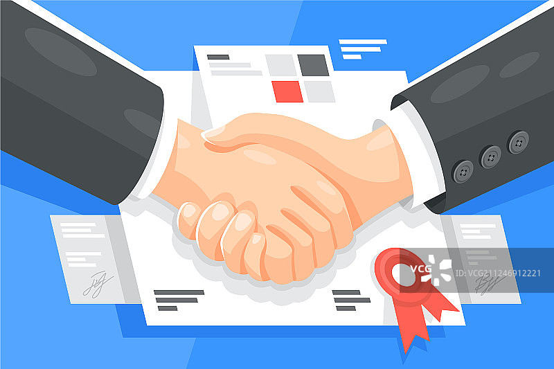 有利可图的商业伙伴关系图片素材