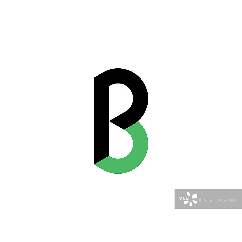 PB Logo字母P和B图标符号图片素材