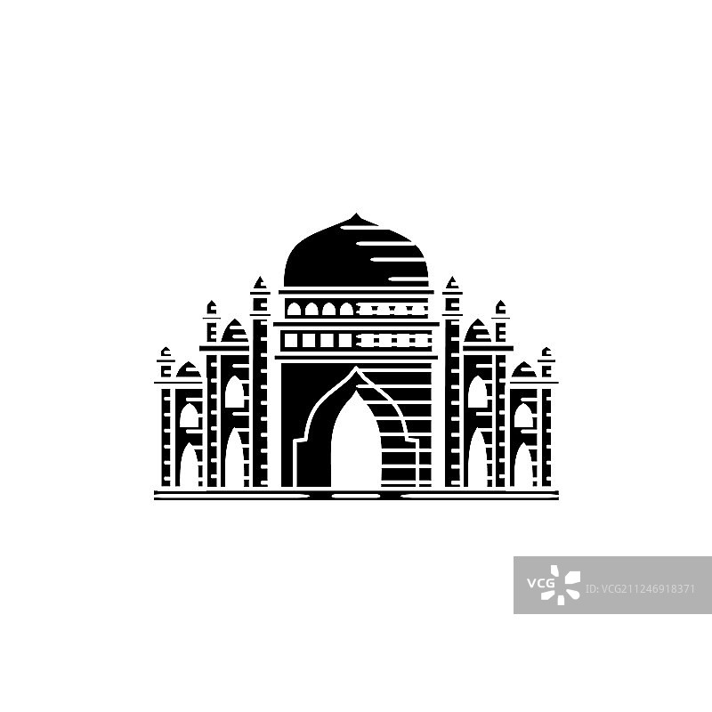 清真寺图标设计模板图片素材