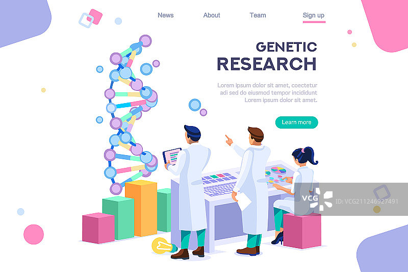 基因组概念图图片素材