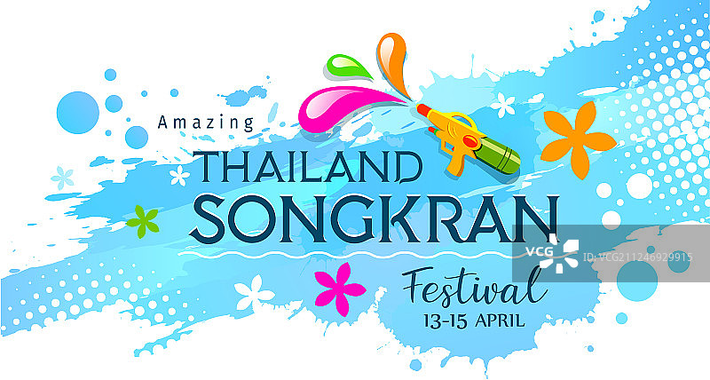 泰国泼水节庆祝活动图片素材