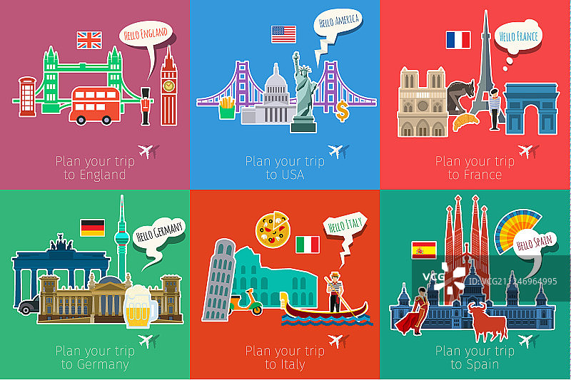 旅行或语言学习的概念图片素材