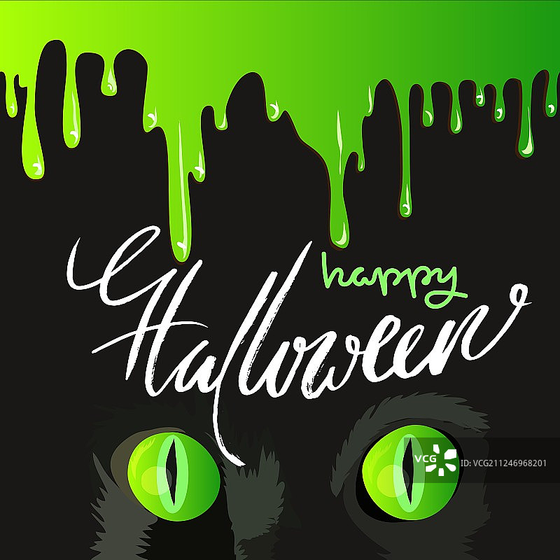 万圣节可爱黑猫设计图片素材