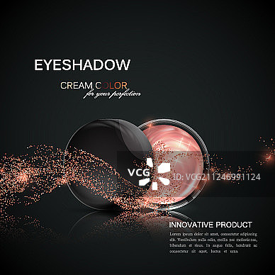 美容眼影广告图片素材