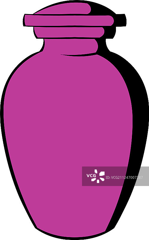 骨灰瓮卡通图标图片素材