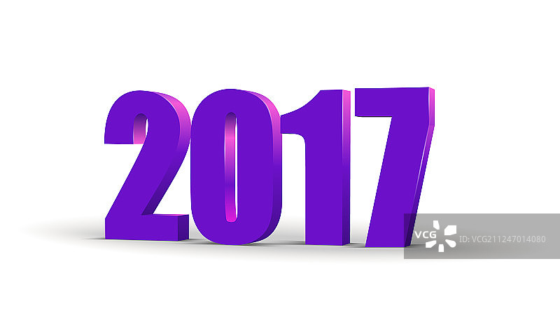 新年快乐2017庆祝3d文本红色2017图片素材
