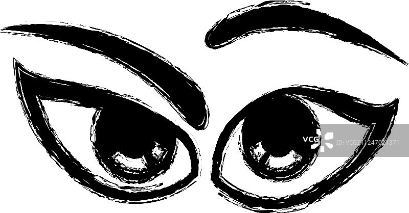 卡通眼睛表情图片素材