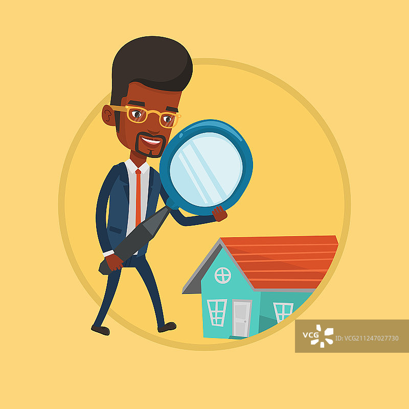 男人正在找房子图片素材