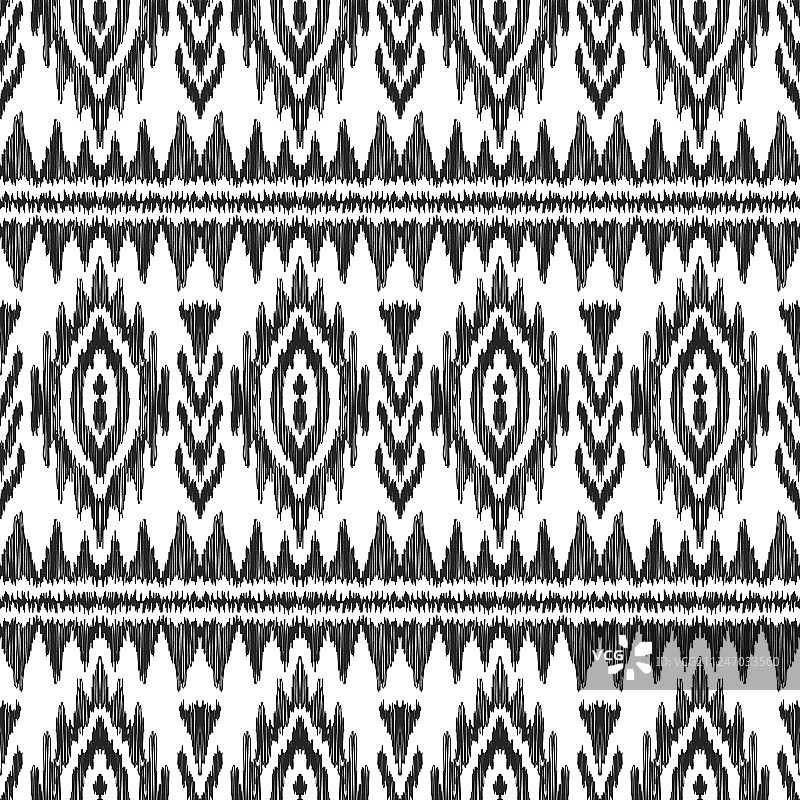 阿兹特克无缝图案图片素材