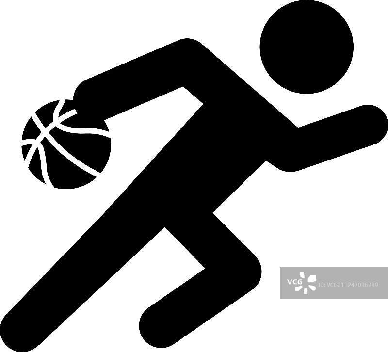 篮球运球图标图片素材