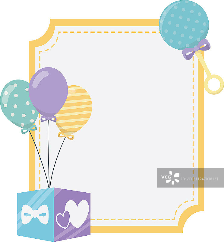 婴儿洗礼符号设计图片素材