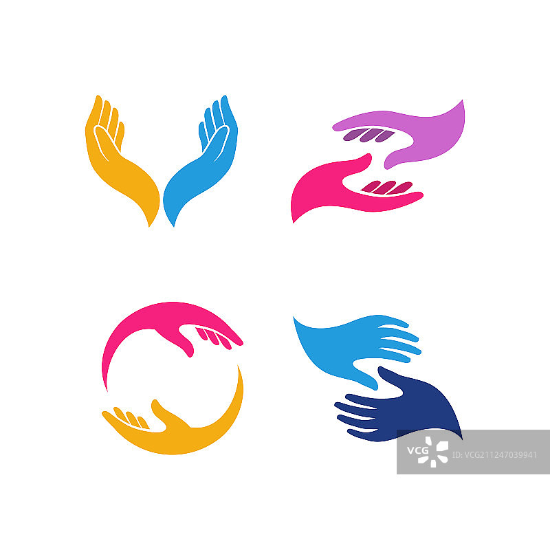 手部护理标志设计模板图片素材