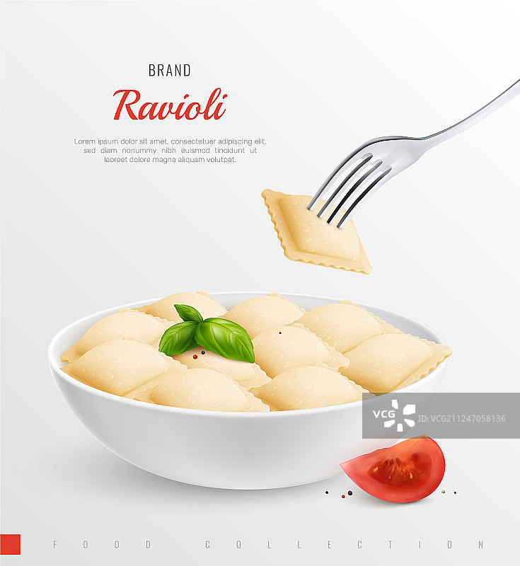 逼真的饺子图片素材