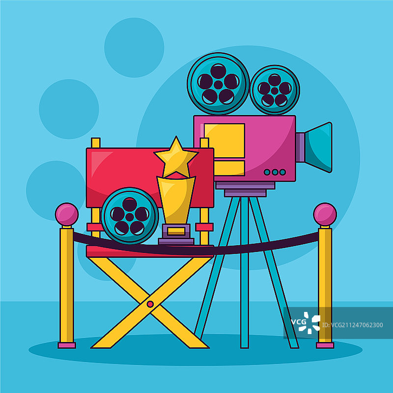 影院电影设计图片素材