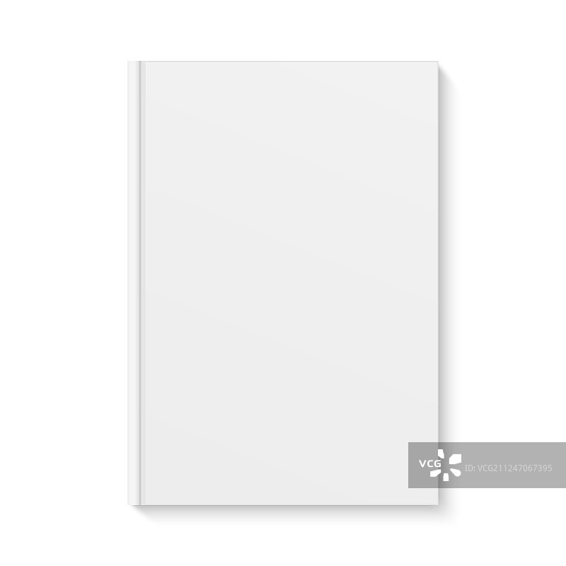 空白书籍封面隔离模板图片素材
