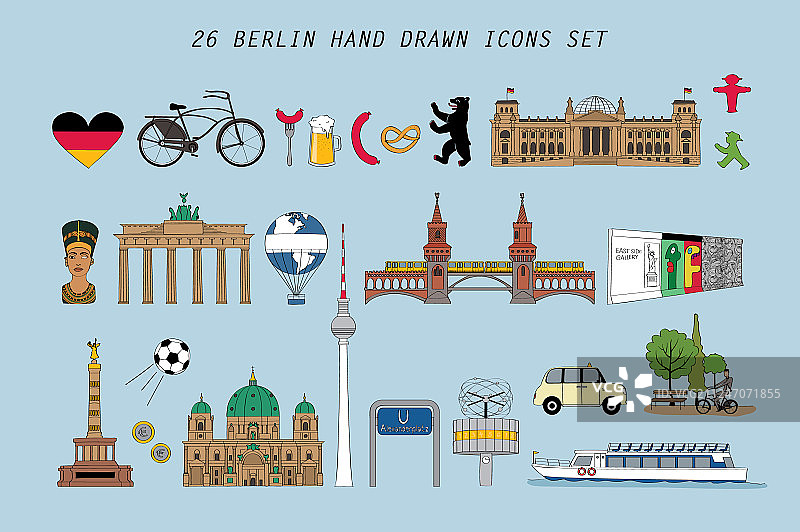 柏林各种标志图案图片素材