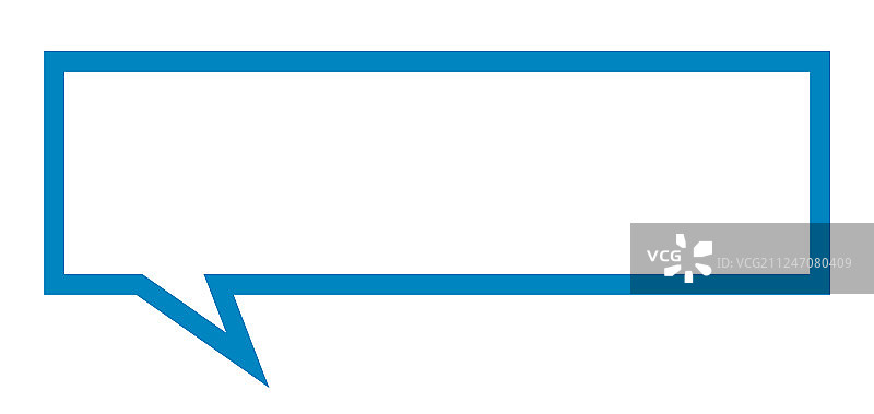 空白标志 方形对话气泡图片素材