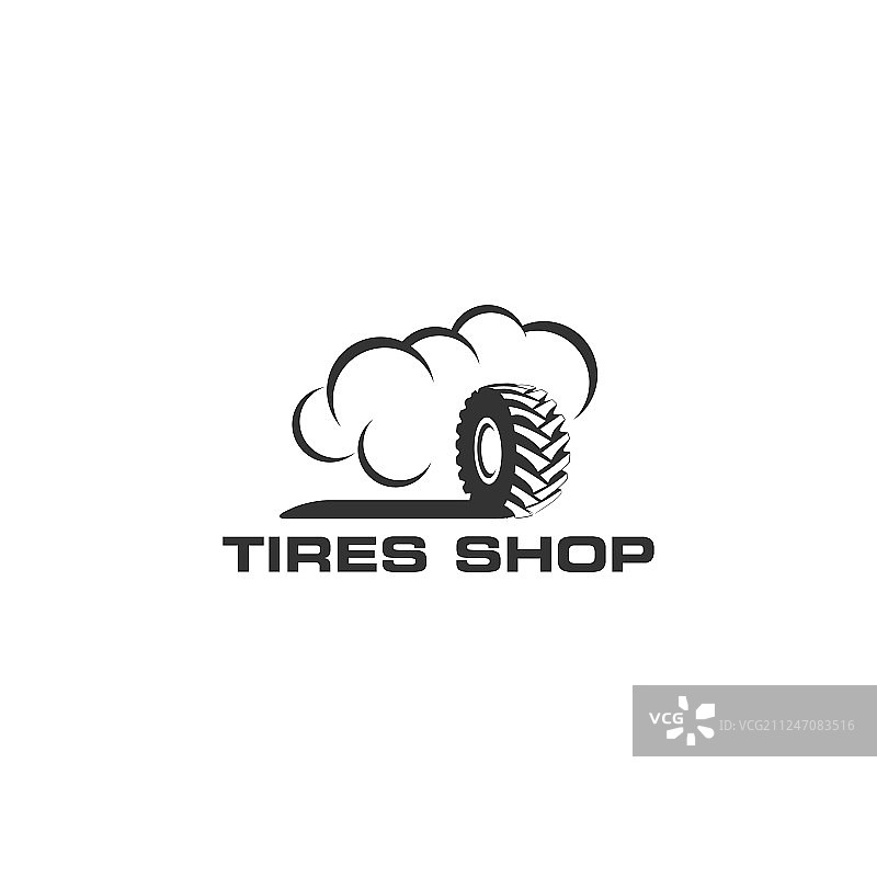 怪物卡车轮胎Logo设计拖拉机轮胎图片素材