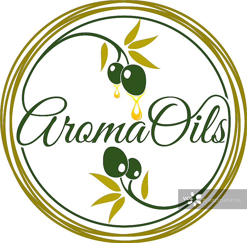 香薰精油标志设计图片素材