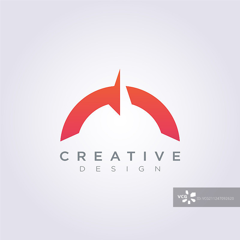 指南针方向箭头抽象设计剪贴画图片素材