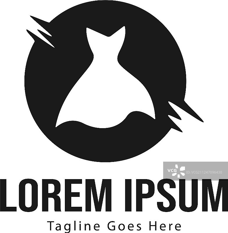 极简主义精品店Logo模板设计图片素材