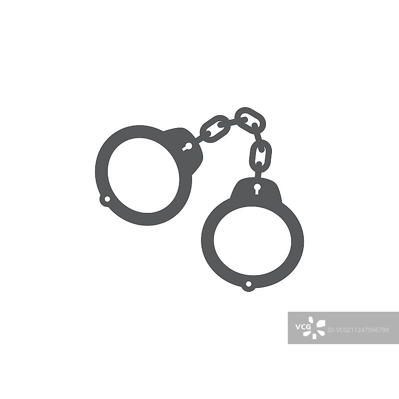 警察手铐图标图片素材