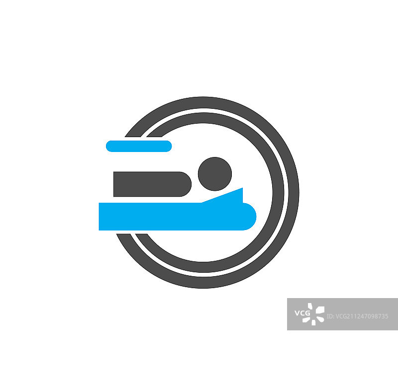 图形背景上的身体扫描相关图标图片素材