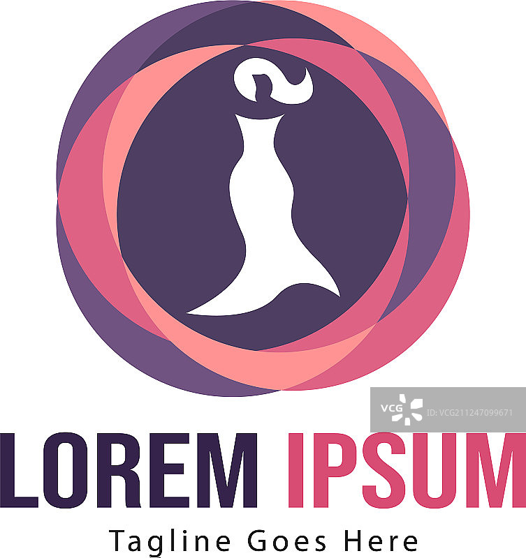 时尚建筑Logo模板设计图片素材