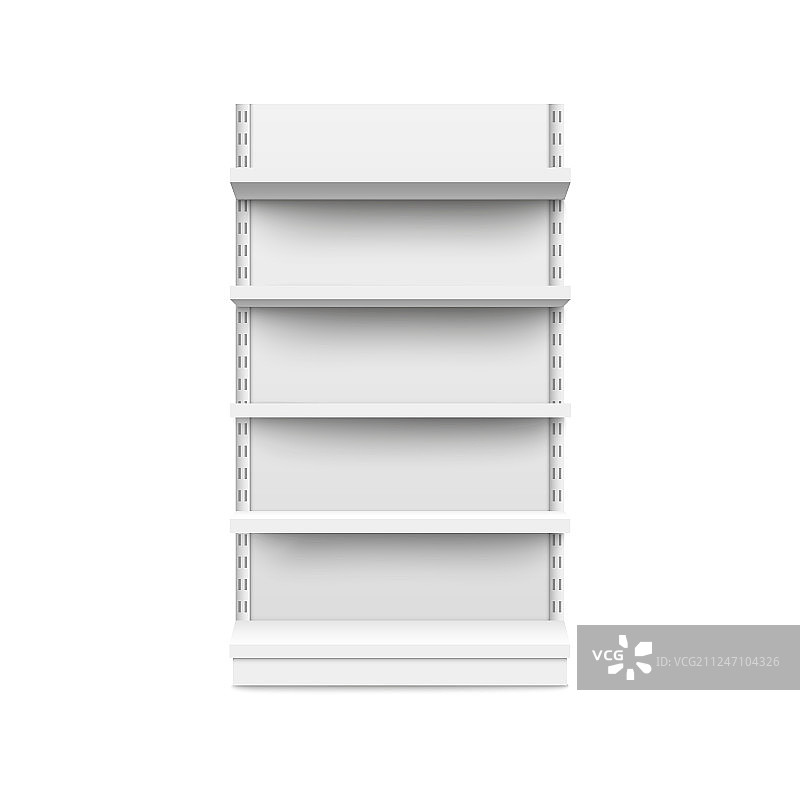 空白零售展台展位中等宽度模型图片素材