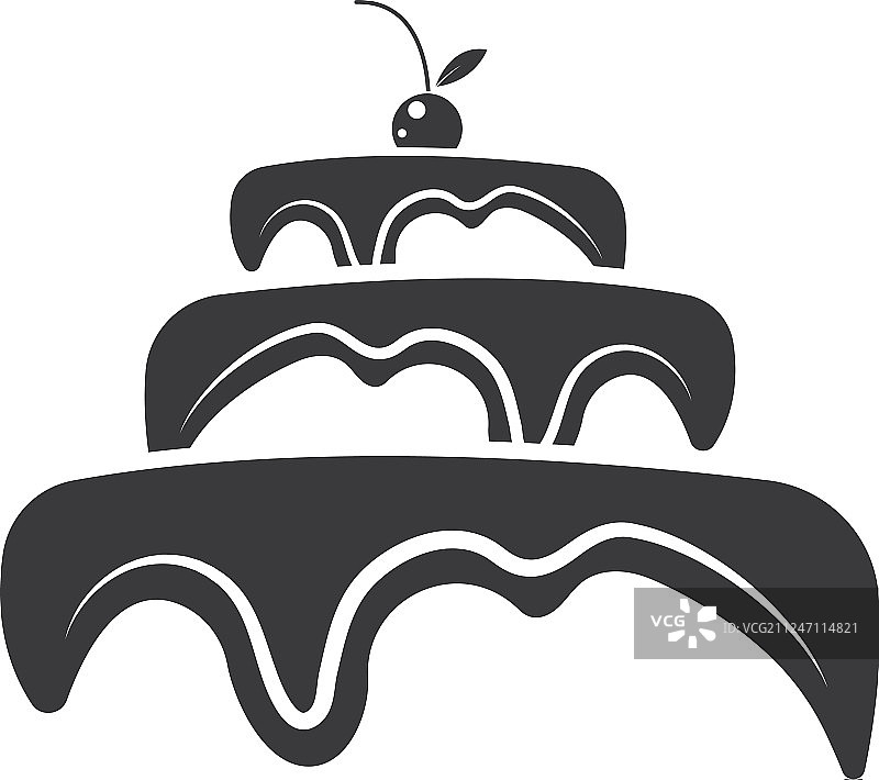 蛋糕Logo插图图片素材
